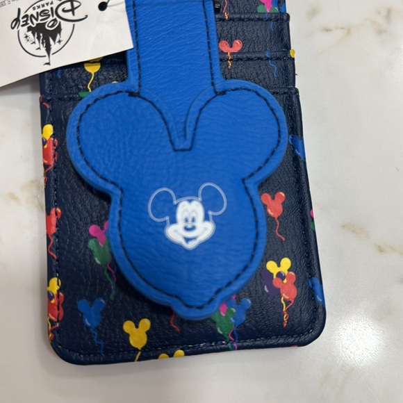 NWT Disney card wallet Mickey balloons print - Picture 4 of 7